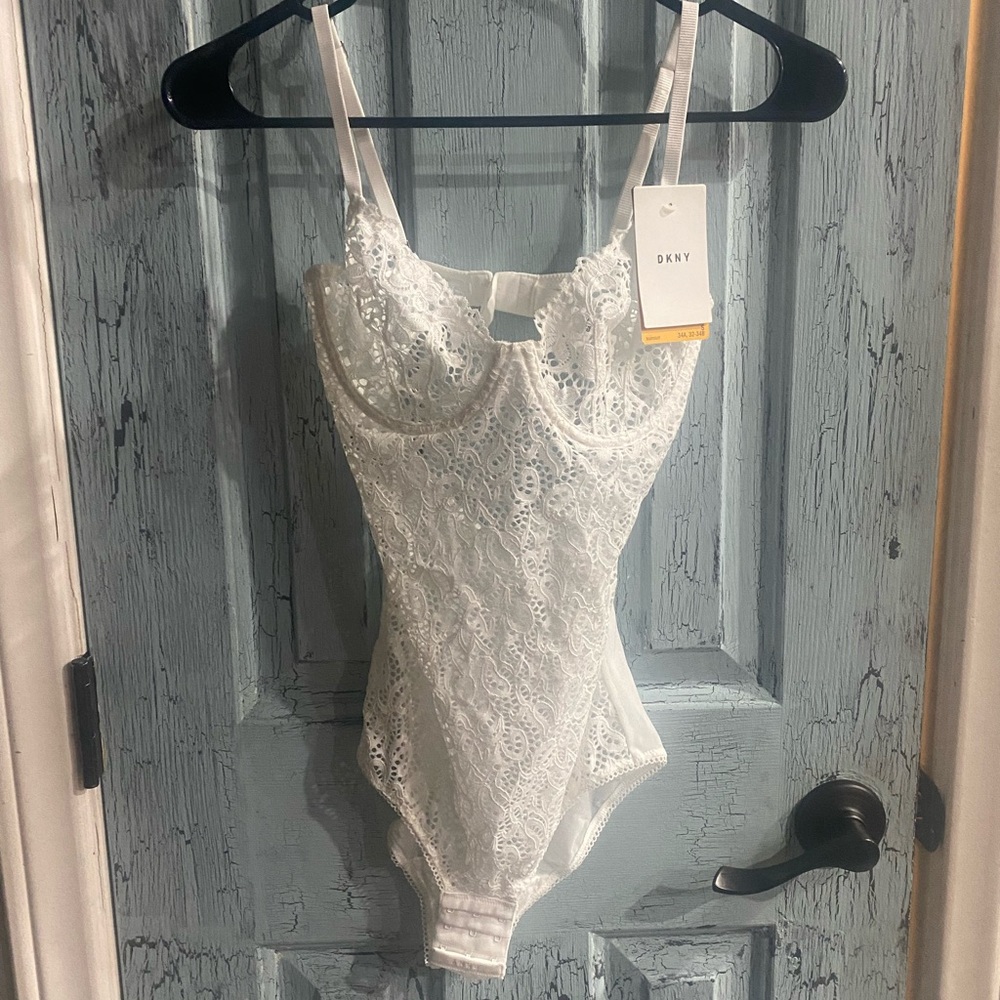 New! DKNY Bodysuit lace new with tags